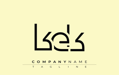 Poster - KEK abstract letter design. Modern Business Logo Design With Abstract Typography and Contemporary Style