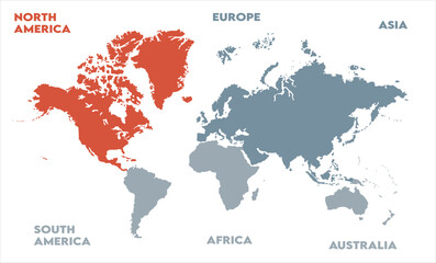  Economic map-05, modern world map graphic, Countries Silhouettes Stock Illustrations, Vectors