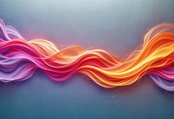 Aufkleber - Colorful abstract wave design for vibrant computer wallpaper backgrounds