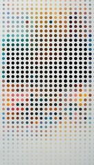 Poster - Colorful dot pattern serving as a vibrant background for mobile displays