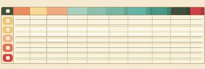 Poster - Weekly Homework Tracking Sheet Designed for Organized Students to Manage Their Assignments Efficiently With Minimalist Table Style