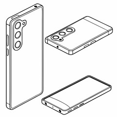 Poster - set of smart phones