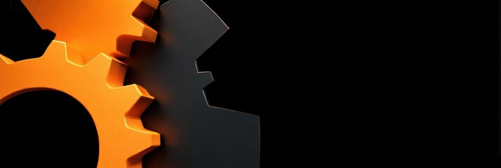 Poster - Broken Loading Wheel With Jagged Design and Open Right Section Representing Digital Malfunction