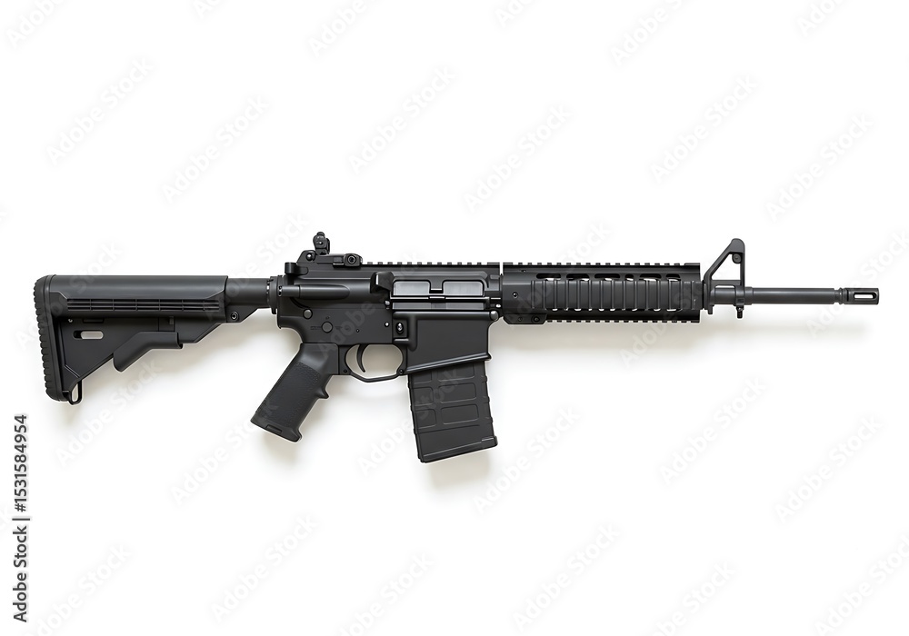 Ar rifle assault weapon firearm semi automatic rifle black rifle gun ...