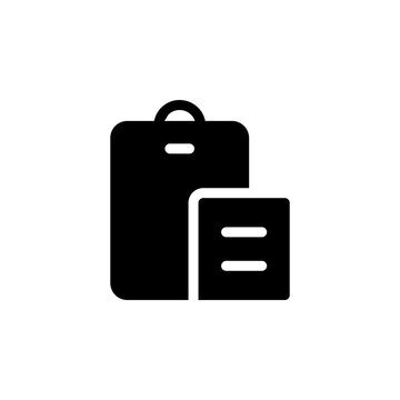 paste, duplicate button icon vector