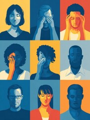 Poster - Understanding Therapy Methods for PTSD Including CBT, EMDR, and Exposure Therapy Illustrated in an Engaging Infographic Format for Clear Education