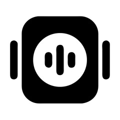 Poster - Audio Label Icon Used in Digital Media Applications