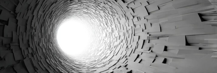 Poster - Abstract Broken Loading Wheel With Jagged Animation and Open Right Zone Creates a Dynamic Visual Experience