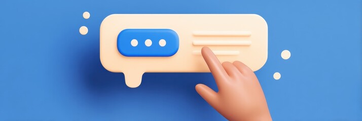 Poster - User Engages With Suspicious Link in a Mobile Messaging Application, Highlighting Risks of Online Security in Daily Communication
