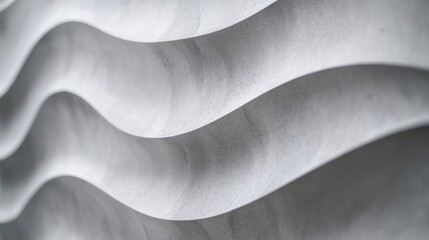 Poster - Abstract wavy grey texture background.