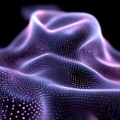 Poster - Abstract digital wave form