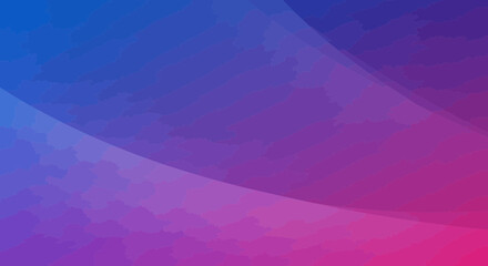 Poster - Abstract gradient background with smooth wave shapes and vibrant color transitions