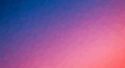 Poster - Colorful polygonal pattern background featuring a vibrant gradient transition