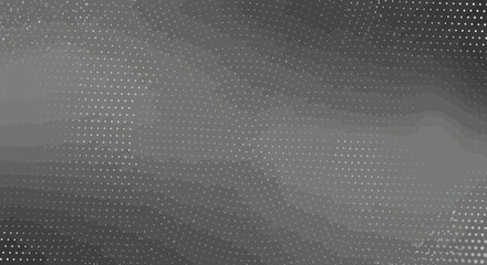 Poster - Subtle halftone pattern overlay with gray gradient for modern design applications