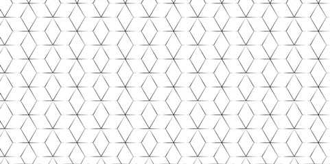 Vector tiles gradient science web tech connection triangle diamond honeycomb hexagon art. Seamless pattern with hexagon square cube geometric pattern shapes grid metal element texture design.	
