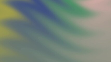 Poster - Abstract Blurred Motion Flowing Colors of Blue Green Yellow and Pink