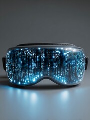 Aufkleber - Virtual Reality Headset Illuminating Innovative Technology With Digital Interface Glimmering in a Modern Environment