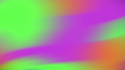 Poster - Abstract Gradient Color Blend Animation Green Purple and Orange Flowing Seamlessly
