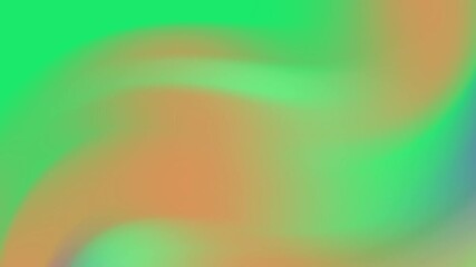 Aufkleber - Abstract Gradient Color Blend Motion Green Orange and Blue Fluid Transition
