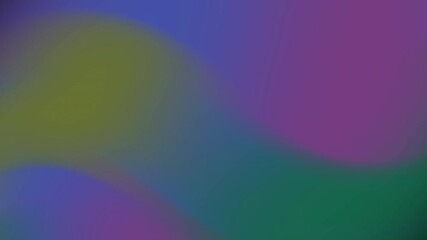 Poster - Abstract Gradient Color Motion Blending Purple Blue Green and Yellow Hues
