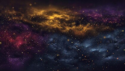 Wall Mural - Cosmic nebulae with stardust