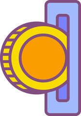 Poster - Retro Wave Arcade Element