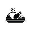 © WEBTECHOPS - Black solid icon for  meat
