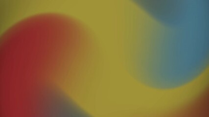 Poster - Abstract Gradient Motion Red Yellow and Blue Color Blend Animation