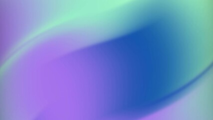 Poster - Abstract Gradient Motion Smooth Color Transitions in Blue Green and Purple