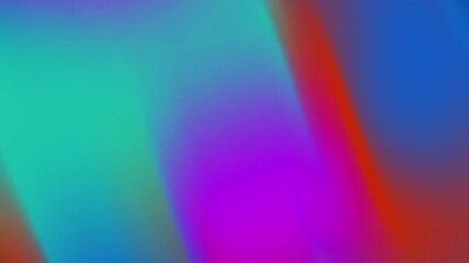 Poster - Dynamic Abstract Gradient Background with Flowing Teal Purple and Red Colors