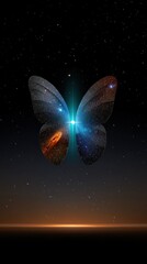 Wall Mural - Cosmic Butterfly