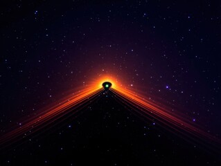 Wall Mural - Cosmic pyramid rising