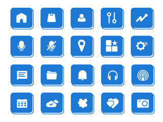 Poster - Modern App UI Icons Set