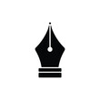 © JJMS - Simple black ink pen nib icon illustration