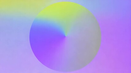 Poster - Abstract background showcasing a circular gradient blending yellow, pink, and lavender hues in a soft, dreamy manner.