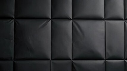 Poster - Dark Abstract Folded Paper Texture Creates Geometric Pattern, Minimalist Background