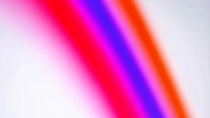 Poster - Gradient background with blurred diagonal lines of pink, purple, and orange on a neutral surface, creating a soft and vibrant effect