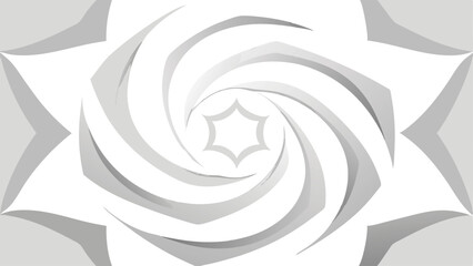 Poster - Abstract geometric swirling design with transparency for versatile design applications