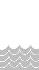 Poster - Abstract wave pattern element with transparency for various design and creative projects
