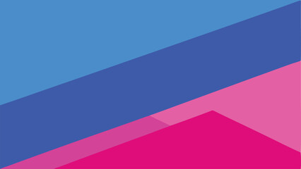 Poster - Colorful geometric abstraction with transparent layers suitable for various design projects