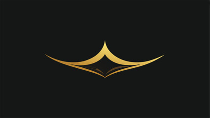 Poster - Elegant luxury black silhouette design for premium branding and sophisticated projects