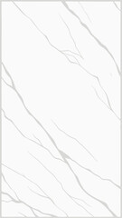 Poster - Elegant white marble texture with subtle grey veins suitable for diverse design projects
