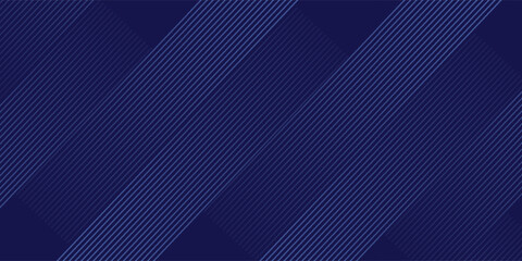 Poster - Background design with diagonal dark blue stripes pattern. vector technology background for digital lux business banner glowing glitter art