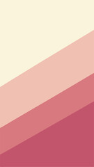 Poster - Abstract geometric design featuring soft red and pink tones on a white background
