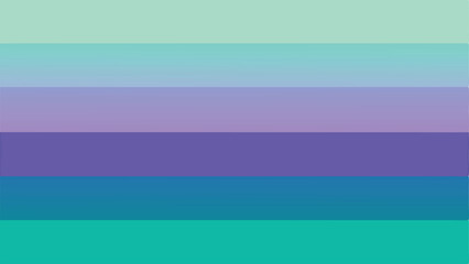 Poster - Abstract gradient with horizontal stripes in shades of teal blue and purple