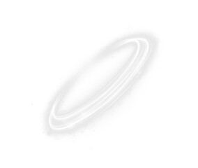 Aufkleber - Streak, white, curve, light, rotation effects form a glowing swirl of energy. This PNG Overlay adds futuristic motion. PNG format with transparent background for dynamic designs.