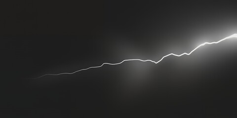 Poster - Abstract White Line Graph on Dark Background Showing Growth and Progress