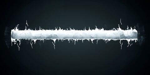 Poster - Abstract White Texture Banner Design Element on Dark Background for Website or Social Media