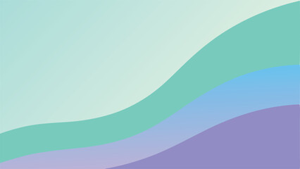 Poster - Abstract pastel wavy background gradient graphic design with transparency for various projects
