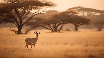  Graceful Antelope in Golden Savannah